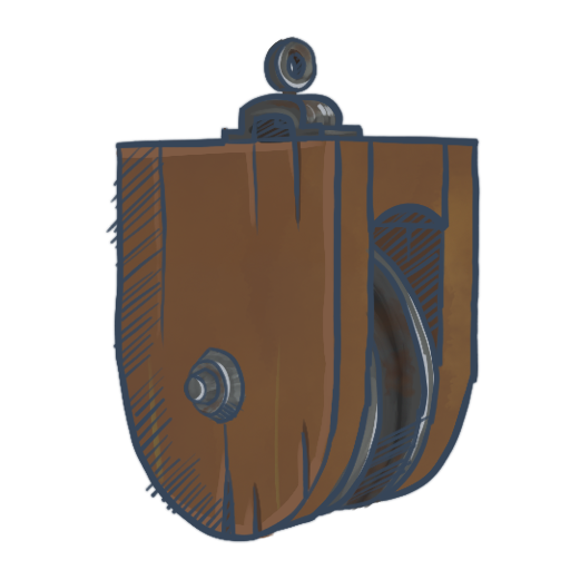 Wooden Pulley