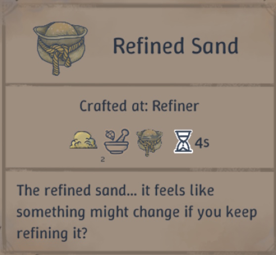 Refined Sand
